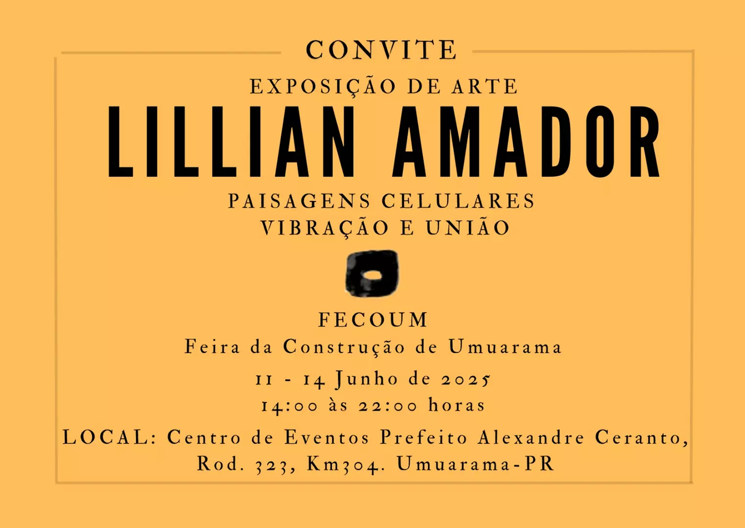 Artista ivateense Lilian Amador expõe